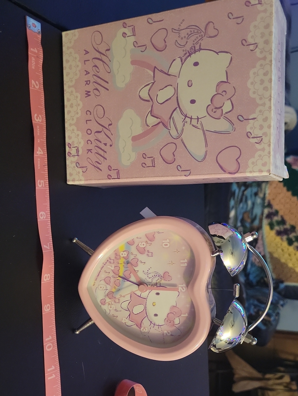 Hello Kitty Alarm Clock (Heart Shaped)